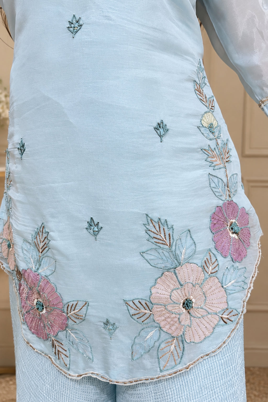 Tissue Silk | Flairy Plazzo Set