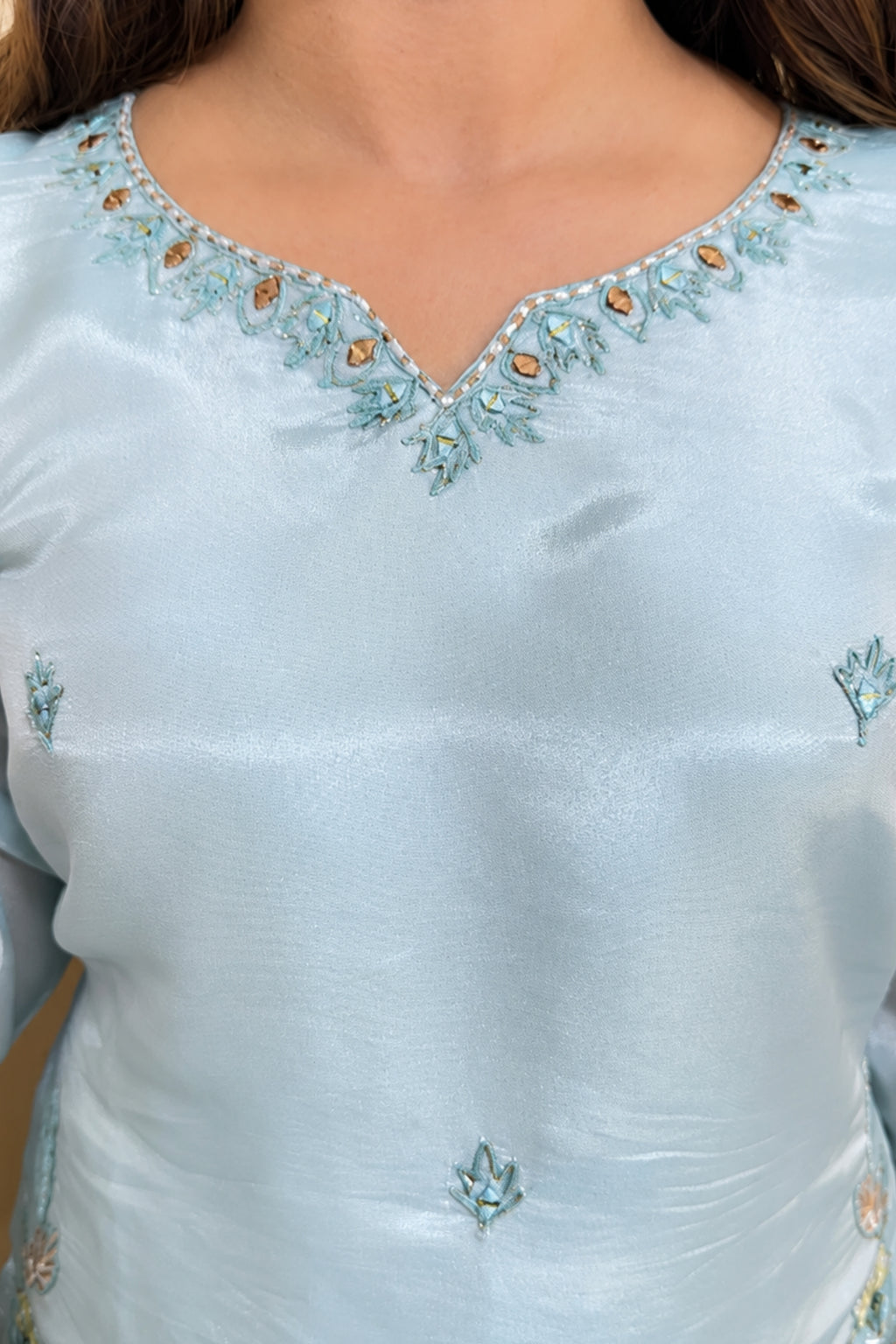 Tissue Silk | Flairy Plazzo Set