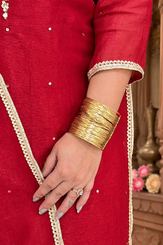 Crunchy Silk Fabric | PANT SET Main Image