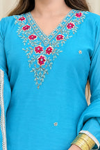 Mul Chanderi | Flairy Plazzo Set