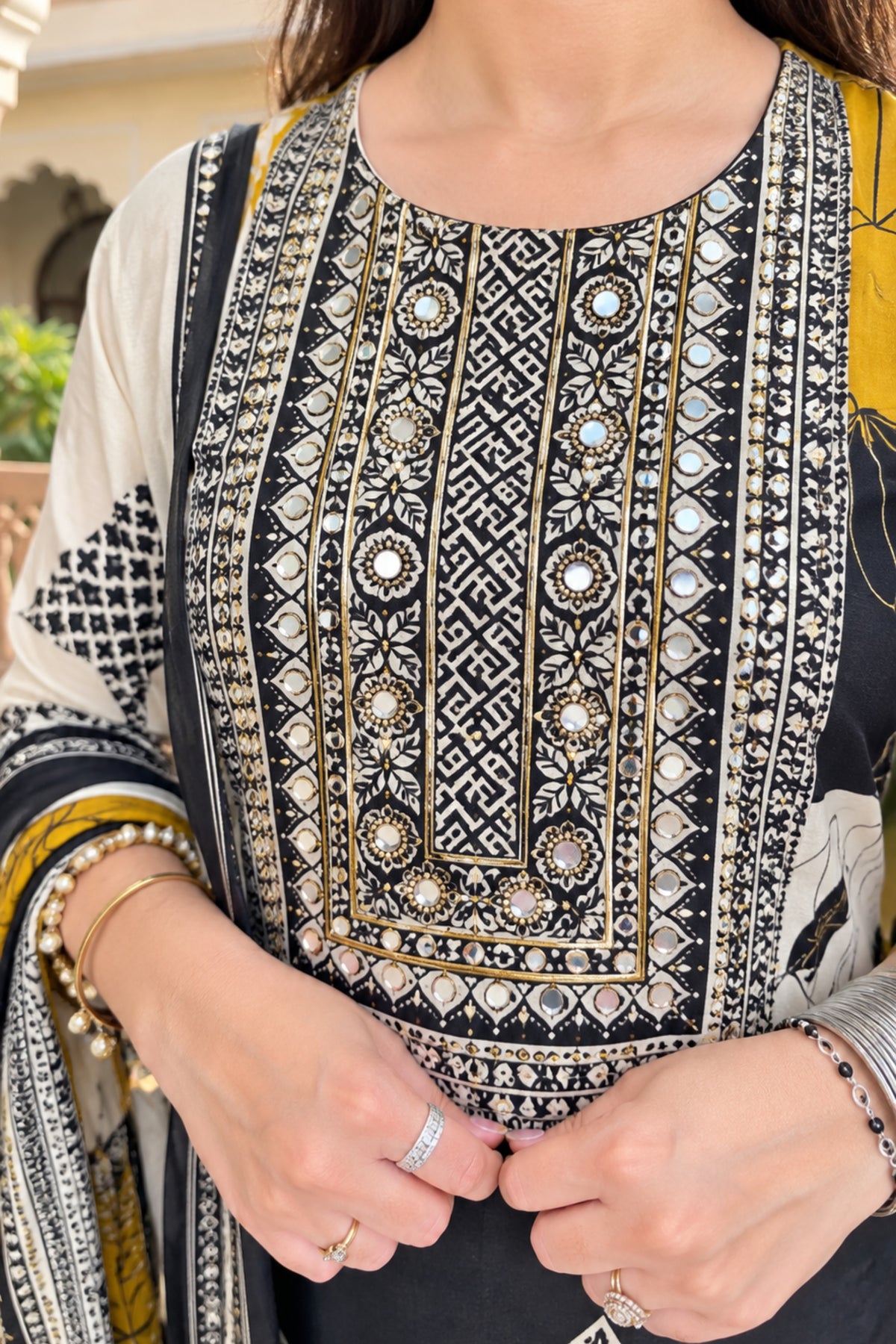 Pure Crepe Farshi Suit | Farshi Set