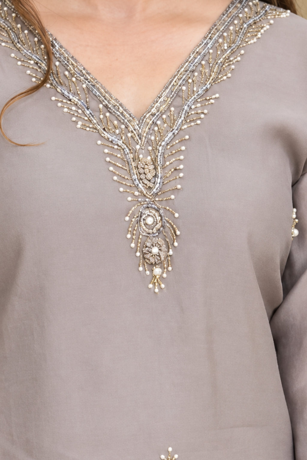 Mul Chanderi Fabric | Flairy Plazzo Set