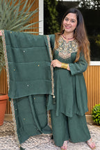 Peplum Suit | Flairy Plazzo Set