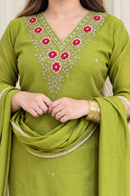 Mul Chanderi | Flairy Plazzo Set